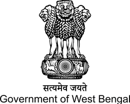 Official emblem of the Government of West Bengal, featuring the State Emblem of India